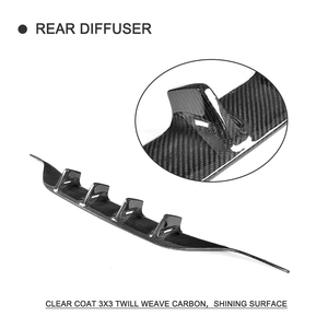 Difusor de Labio para Parachoques Trasero de Carbono C250 para <span class=keywords><strong>Mercedes</strong></span> <span class=keywords><strong>Benz</strong></span> C205 C180 C200 C300 <span class=keywords><strong>C350</strong></span> C43 <span class=keywords><strong>AMG</strong></span> Coupé 2 Puertas 15-18 - Product Image 4