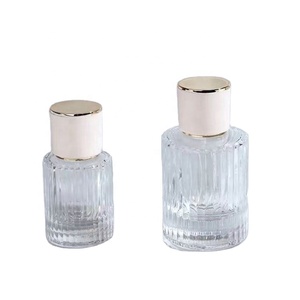 Luxury 50ml Custom Empty <b>Perfume</b> <b>Bottles</b> Round Refillable Glass <b>Perfume</b> <b>Bottle</b> With Pump - Product Image 4
