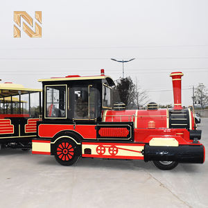 Tren Turístico sin Rieles <span class=keywords><strong>de</strong></span> 42 Plazas, Motor Diésel <span class=keywords><strong>de</strong></span> 130 CV, Alcance <span class=keywords><strong>de</strong></span> 300 km, Paseo Turístico Panorámico, Certificado CE, Equipo para Parques Temáticos - Product Image 2