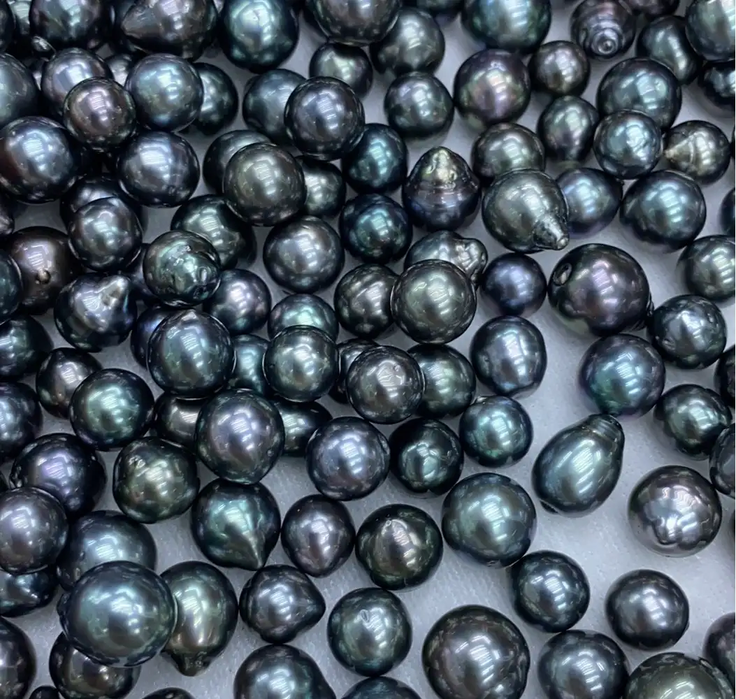 wholesale 12mm round Natural Large freshwater beads strand tahitian black mother loose pearls