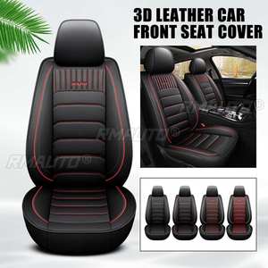 1PC Housse de siège de voiture universelle de luxe en cuir PU, imperméable, respirante, coussin de protection pour siège de voiture, compatible avec la plupart des SUV - Product Image 1