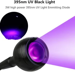 Clip auf UV-LED-Lampe Lila Licht Flexible Metallröhre USB Mini UV-Gel Aushärtung Ultraviolett Lichter Schreibtisch lampe Nail Art Lampe Trockner