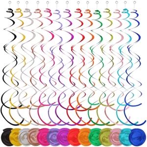 Feuille décorative de mariage tourbillonne bannière suspendue fête de gros spirale décoration fête d'<span class=keywords><strong>anniversaire</strong></span> - Product Image 6