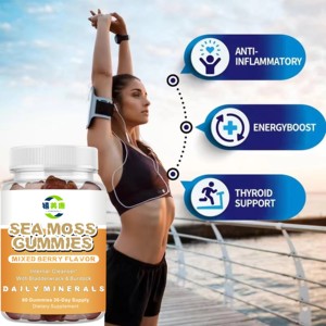 <strong>Sea</strong> <strong>Moss</strong> Gummies Organic Burdock Root Gummies <strong>Sea</strong> <strong>Moss</strong> and Bladder Wrack Gummies <strong>Sea</strong> <strong>Moss</strong> Raw Supplement - Product Image 4