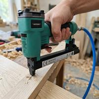 DOTOOL 1416B Agrafeuse pneumatique professionnelle Ga22 à couronne large, outil pour cadre, pistolet à clous, réparation et rénovation de meubles