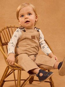 Salopette en sergé pour enfants en bas âge, mode personnalisée, shorts et pantalons, vêtements de tous les jours, salopette <span class=keywords><strong>chino</strong></span> pour garçons - Product Image 2