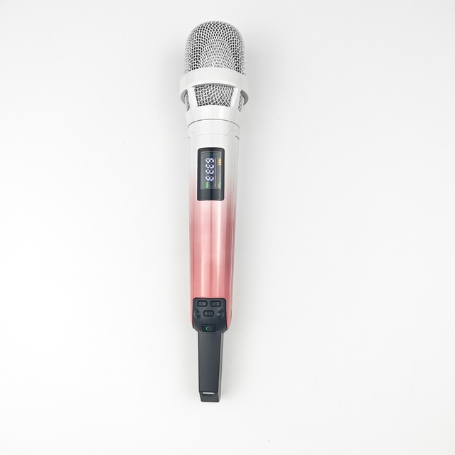SKM9000 Wireless Microphone One Transmitter Two Handheld Microphones KK205 Audio System Karaoke Stage Performances UHF Wireless