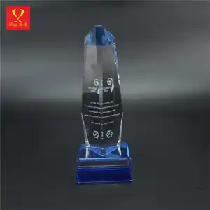 Hitop alta qualidade fábrica preço criativo cristal sublimação cristal em branco troféu