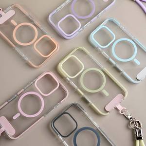 Funda Magnética para Teléfono JOYPORODO V-P06 Serie Candy con Correa <span class=keywords><strong>de</strong></span> TPE+PC para <span class=keywords><strong>Samsung</strong></span>, para iPhone <span class=keywords><strong>13</strong></span> 14 15 16 Pro Max, Funda para Huawei - Product Image 6