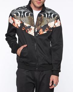 Survêtement pour hommes à sublimation personnalisée Service OEM populaire Conception entièrement imprimée Logo vierge à motif de grande taille à séchage rapide - Product Image 1