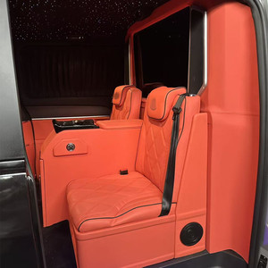 Kit Interno Completo da 7 a 4 Posti per <span class=keywords><strong>Vito</strong></span> <span class=keywords><strong>V</strong></span> <span class=keywords><strong>Class</strong></span>, Sedili in Pelle Maybach, Bar VIP, Divisorio per Mercedes <span class=keywords><strong>V</strong></span> <span class=keywords><strong>Class</strong></span> <span class=keywords><strong>Vito</strong></span> W447 W448 - Product Image 3