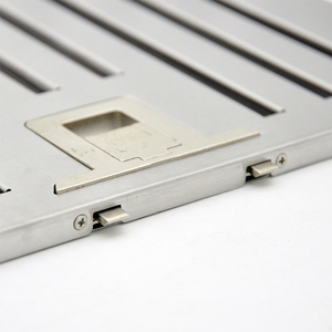 Thép không Gỉ Dầu Mỡ <span class=keywords><strong>Baffle</strong></span> Mui Xe Tấm Bộ Lọc Thay Thế Cho Khói Trên Bán - Product Image 4