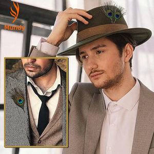 Pin de Solapa Vintage con Pluma de Pavo Real para Aniversarios, Cenas de Ensayo, Escapadas de Luna de Miel, Bodas, Despedidas de Soltera - Product Image 5