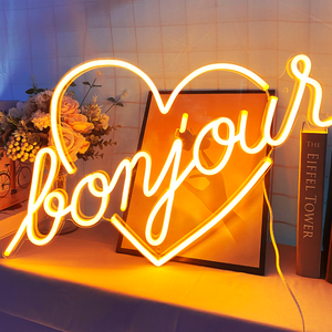 Entrega rápida letrero <span class=keywords><strong>de</strong></span> luz <span class=keywords><strong>de</strong></span> neón logotipo personalizado NO MOQ dropshipping para habitación fiesta <span class=keywords><strong>de</strong></span> cumpleaños hogar boda letrero <span class=keywords><strong>de</strong></span> neón Decoración - Product Image 1