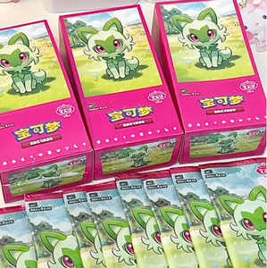 Vente en gros de cartes à collectionner Pokemoned 2025 originales, collection de boîtes à collectionner Vol.1, boîte à gemmes, jeu portable Carrom, vente en gros 100% - Product Image 1
