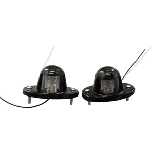 Pièces de système d'éclairage de camion de haute qualité, éclairage de plaque d'immatriculation LED universel pour camion, 24V, boîtier métallique - Product Image 2