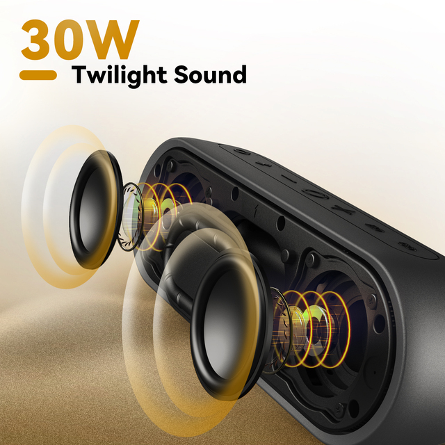 Tribit Portable Wireless Speaker XSound Plus 2 30W Stereo Sound IPX7 Waterproof 24H Playtime Built-in Mic Outdoor