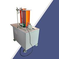 Machine de collage automatique numérique à chaud pour coins en mousse EPE XPE avec contrôle PLC, haute efficacité, 380V