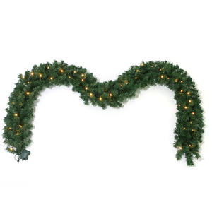 <span class=keywords><strong>Guirlande</strong></span> de Noël en PVC artificiel pré-éclairée, faite à la main, de luxe, avec LED, décorations de <span class=keywords><strong>sapin</strong></span>, verdure, décorations de Noël - Product Image 5