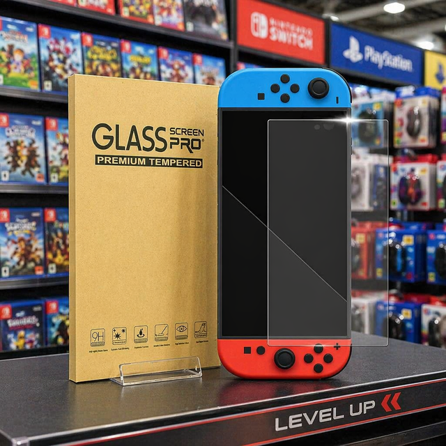 New Release Tempered Glass Film for Nintendo Switch 2 with Easy Installation Frame Durable HD Transparent Screen Protector