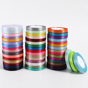 Pita Satin Satu Sisi 10mm Grosir untuk Dekorasi Hadiah Natal 25 Yard/gulung - Product Image 4