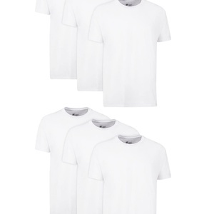 เสื้อยืดคอกลมผู้ชาย ผ้าถักพิมพ์ลาย น้ำหนัก 210 กรัม ผ้าฝ้ายพรีเมียม กันยับ ระบายอากาศดี แขนสั้น ทรงปกติ สวมใส่สบาย - Product Image 4