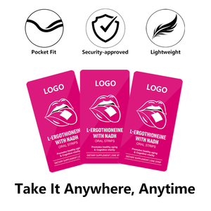 Tiras Orales de Glutatión con Logotipo Privado Personalizado, L-Ergotioneína, Vitaminas, Suplementos Antienvejecimiento, Colágeno para la Piel de Adultos, Belleza - Product Image 5