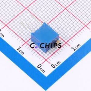 Resistencia Ajustable/Potenciómetro 3266W-102-LF, Componente de Orificio Pasante (THT)-3P, 6.8x4.7mm, Resistencia de 1kOhm, 10%, 500mW, 250ppm ℃ - Product Image 2