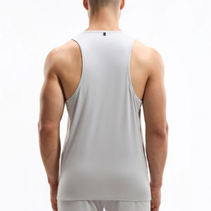 Performance Quick Dry Moisture Wicking Breathable Lightweight Custom Logo Print <b>Running</b> Sleeveless <b>Singlet</b> for Outdoor Fitness - Product Image 5