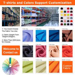 Fornitore all'Ingrosso di T-shirt Personalizzate con Logo, 100% Cotone Traspirante, Basso MOQ, Oversize, Spesse, T-shirt Semplici Personalizzate per Uomo - Product Image 4