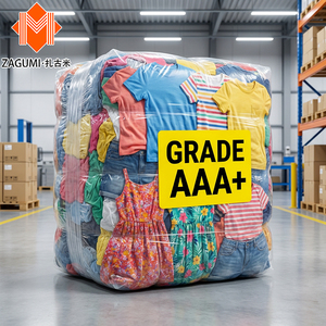 Balle di Vestiti Usati di Grado Premium AAA+ per il Mercato Pepe di Haiti, <span class=keywords><strong>Abbigliamento</strong></span> Usato Americano Misto all'Ingrosso in Vendita - Product Image 1