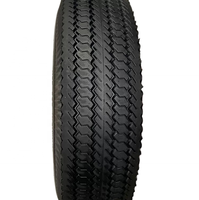 Factory Price 4.10/3.50-4 Pneumatic Rubber Tire with Metal Rim/oil Nozzle for Hand Truck/hand Cart/lawn Mower