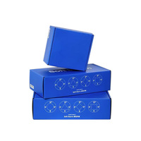 Boîtes d'emballage cadeau rouges personnalisées pour bijoux, avec gaufrage et pelliculage mat, en papier rigide durable et recyclable, pour l'expédition logistique