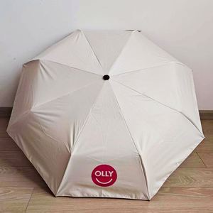 Paraguas Automático de 3 Pliegues, Diseño de Mochila Portátil, Resistente a la Lluvia, Sol y Viento, con Correa de Muñeca Clásica - Product Image 2