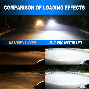 Faros LED automotrices Bi-LED Proyector Lente Aftermarket Auto Light Retrofit Kits H4 H7 9005 9006 Bi LED Proyector Faro - Product Image 6