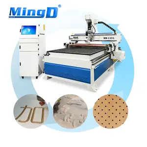 Máquina de grabado de enrutador CNC para carpintería MINGD, máquina de fabricación de guitarras CNC de tallado de impresión simple 3D para hacer puertas de armarios