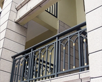 Garde-corps décoratif moderne en fer forgé, garde-corps de balcon en métal, pas cher, 2023