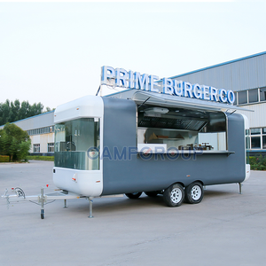 Camions de nourriture mobiles CAMP Chariot à hamburger Remorque de camion de nourriture avec cuisine complète à vendre - Product Image 3