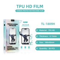 Protector de Pantalla Transparente HD Anti-Rayones y Anti-Explosión, Película de Hidrogel TPU Suave para Tiendas de Celulares y Talleres de Reparación de Electrónicos
