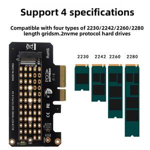 デスクトップコンピュータNVMEアダプタカード<span class=keywords><strong>M</strong></span>.<span class=keywords><strong>2</strong></span> ~ PCIE3.0フルスピードX4拡張 - Product Image 3