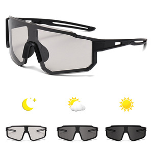 Lunettes de cyclisme photochromiques, monture PC, protection UV380, pour hommes et femmes, lunettes de sport - Product Image 1