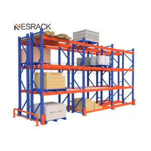 Heavy-duty shelves thickened pallet storage bearing 1235 tons of multi-storey heavy goods storage rack warehouse high storage