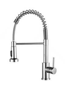 <span class=keywords><strong>Robinet</strong></span> de cuisine UPC chromé chaud et froid à ressort, pour évier, <span class=keywords><strong>lave</strong></span>-<span class=keywords><strong>vaisselle</strong></span>, <span class=keywords><strong>double</strong></span> <span class=keywords><strong>sortie</strong></span> rotative, universel, anti-éclaboussures - Product Image 3