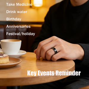 Anneau intelligent Fitness & Santé AC11 - Suivi du sommeil, de la VFC, du <span class=keywords><strong>cycle</strong></span> <span class=keywords><strong>menstruel</strong></span> <span class=keywords><strong>et</strong></span> des données sportives - Product Image 2