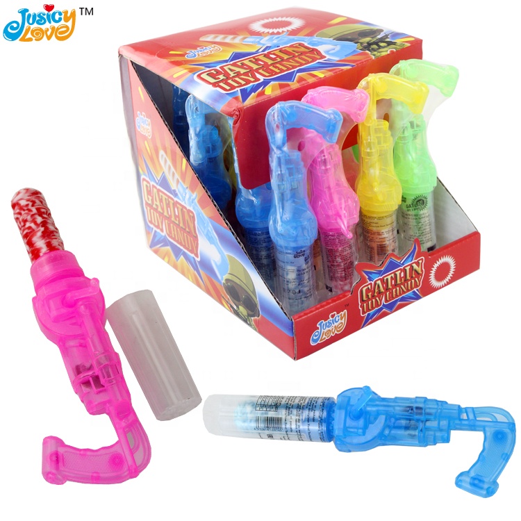 Высококачественная вращающаяся игрушка-леденец с подсветкой, пистолет гэтлин, игрушки-леденец