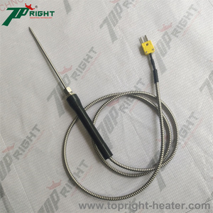 <span class=keywords><strong>Sonde</strong></span> de thermocouple de type K pour usage industriel avec poignée de connexion, longueur 100 mm - Product Image 6
