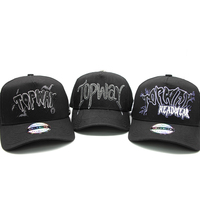 Gorras de Béisbol Personalizadas con Diseño de Moda, Estructuradas, de 5 Paneles, con Visera Curva Negra, Gorra de Béisbol con Logotipo Bordado