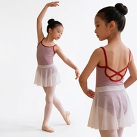 Justaucorps de danse et de gymnastique professionnel pour filles, dos croisé, pour la pratique et les spectacles