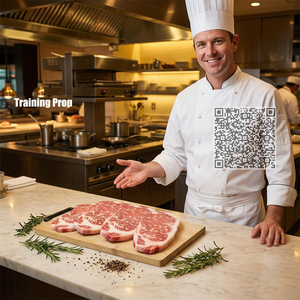 Maqueta de carne de res Wagyu artificial Premium Simulación de carne realista para restaurantes de Artes Culinarias e industria alimentaria - Product Image 6