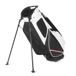 Oem Custom logo Embroidery PU leather golf bag stand attachment waterproof golf bags for women